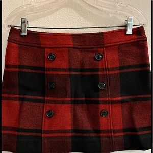 Buffalo Check Mini Skirt